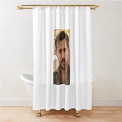 Henry Cavill Soft Handsome Aesthetic Portrait Art Shower Curtain