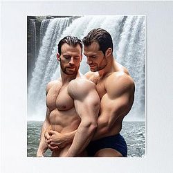 Chris Evans and Henry Cavill Poster