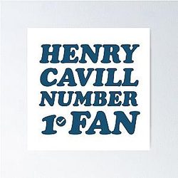 Henry Cavill No.1 Fan Poster