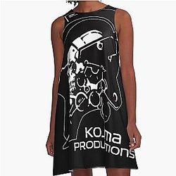 Kojima Productions New Kojipro Logo Hideo Kojima A-Line Dress
