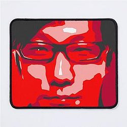 Japan Icons - Hideo Kojima Poster Famous Japanese Video Game Designer Mouse Pad