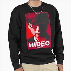 Japan Icons Hideo Kojima HOPE poster Famous Japanese Video Game Designer Pullover Hoodie