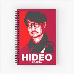 Japan Icons Hideo Kojima Hope Famous Japanese Video Game Designer Spiral Notebook