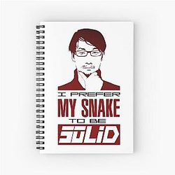 Hideo Kojima Solid Notebook