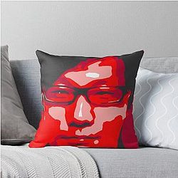 Japan Icons Hideo Kojima Famous Japanese Video Game Designer Throw Pillow