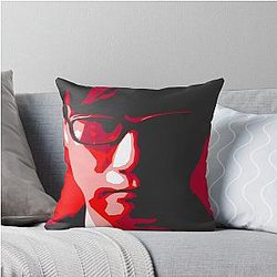 Japan Icons Hideo Kojima Famous Japanese Video Game Designer Throw Pillow