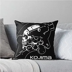 KOJIMA PRODUCTIONS New Kojipro Logo Hideo Kojima Essential Throw Pillow