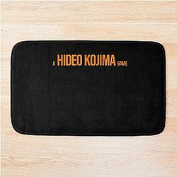 A Hideo Kojima Game Orange Bath Mat