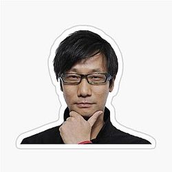 Hideo Kojima Thinking Sticker