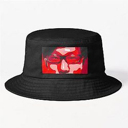 Japan Icons Hideo Kojima Famous Japanese Video Game Designer Bucket Hat