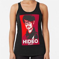 Japan Icons Hideo Kojima HOPE poster Famous Japanese Video Game Designer Racerback Tank Top