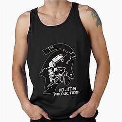 KOJIMA PRODUCTIONS New Kojima Logo Hideo Essential Tank Top