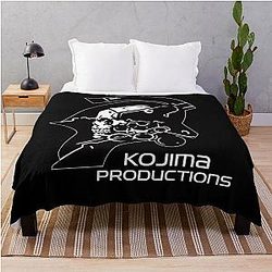 Kojima Productions New Kojipro Logo Hideo Kojima Essential Throw Blanket