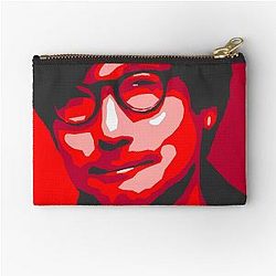 Japan Icons Hideo Kojima HOPE poster Famous Japanese Video Game Designer Zipper Pouch