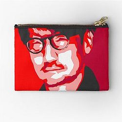 Japan Icons Hideo Kojima HOPE poster Famous Japanese Video Game Designer Zipper Pouch