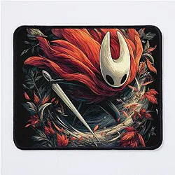 Hollow Knight Silksong Hornet - Needle Huntress Graphic Tee Design Mouse Pad