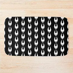Hollow Knight Silksong Hornet Mask Pattern Bath Mat