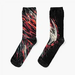 Hollow Knight Silksong Hornet - Needle Huntress Graphic Tee Design Socks