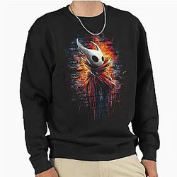 Hollow Knight Silksong Graffiti Colorful Graphic Design Pullover Sweatshirt