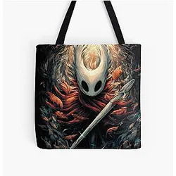 Hollow Knight Silksong Needle Huntress Graphic Tee Design All Over Print Tote Bag