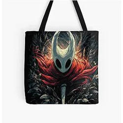 Hollow Knight Silksong Hornet - Needle Huntress Graphic Tee Design All Over Print Tote Bag