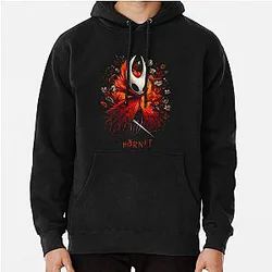 Colorful Hollow Knight Silksong Graphic Hoodie Pullover Hornet