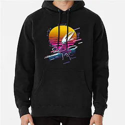 Hornet Hollow Knight Silksong Retro Pullover Hoodie