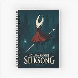 Vintage Retro Hollow Knight Spiral Notebook