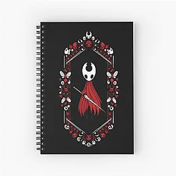 Hollow Knight Silksong Pharloom Frame Spiral Notebook