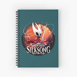 Hollow Knight Silksong  Spiral Notebook