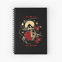Hollow Knight Silksong Spiral Notebook
