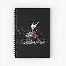 Hollow Knight Silksong style character Spiral Notebook