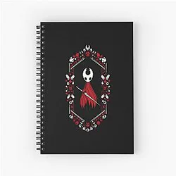 Hollow Knight Silksong Frame Spiral Notebook