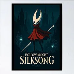 Vintage Hollow Knight silksong Poster