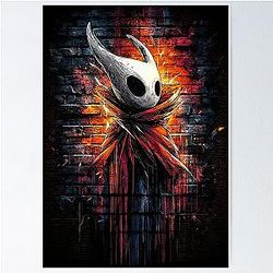 Hollow Knight Silksong Graffiti Colorful Graphic Design Poster
