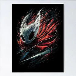 Hollow Knight Silksong Hornet Needle Huntress Graphic Tee Design Poster