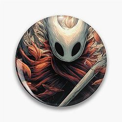 Hollow Knight Silksong Hornet - Needle Huntress Graphic Tee Design Pin