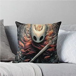 Hollow Knight Silksong Hornet Needle Huntress Graphic Tee Design Pillow