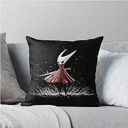 Hollow Knight Silksong style character Throw Pillow