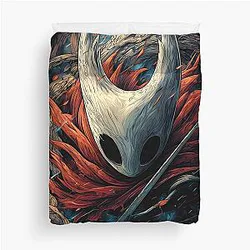 Hollow Knight Silksong Hornet - Needle Huntress Graphic Tee Design Duvet