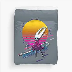 Hollow Knight Silksong Retro Duvet Cover