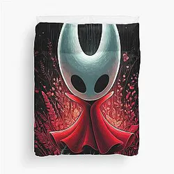 Colorful Hollow Knight Silksong Graphic Design Hornet Duvet