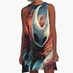 Hollow Knight Silksong Hornet - Needle Huntress Graphic Tee Dress