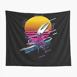 Hollow Knight Silksong 80s retro Tapestry
