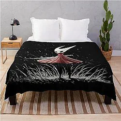 Hollow Knight Silksong style character throw blanket