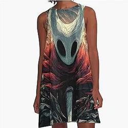 Hollow Knight Silksong Hornet - Needle Huntress Graphic Tee Dress
