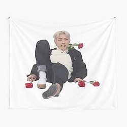 Flirty Hongjoong Meme Tapestry