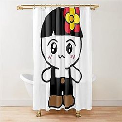 ATEEZ Hongjoong Hanimon Shower Curtain