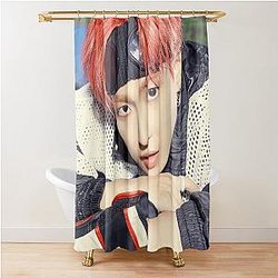 ATEEZ HONGJOONG Beyond Zero Shower Curtain