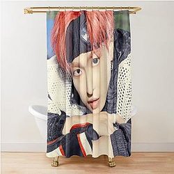 Ateez Hongjoong Shower Curtain